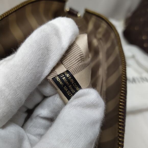 Brahmin Duxbury Stone Carlisle Python Embossed Satchel Bag - Picture 12 of 16